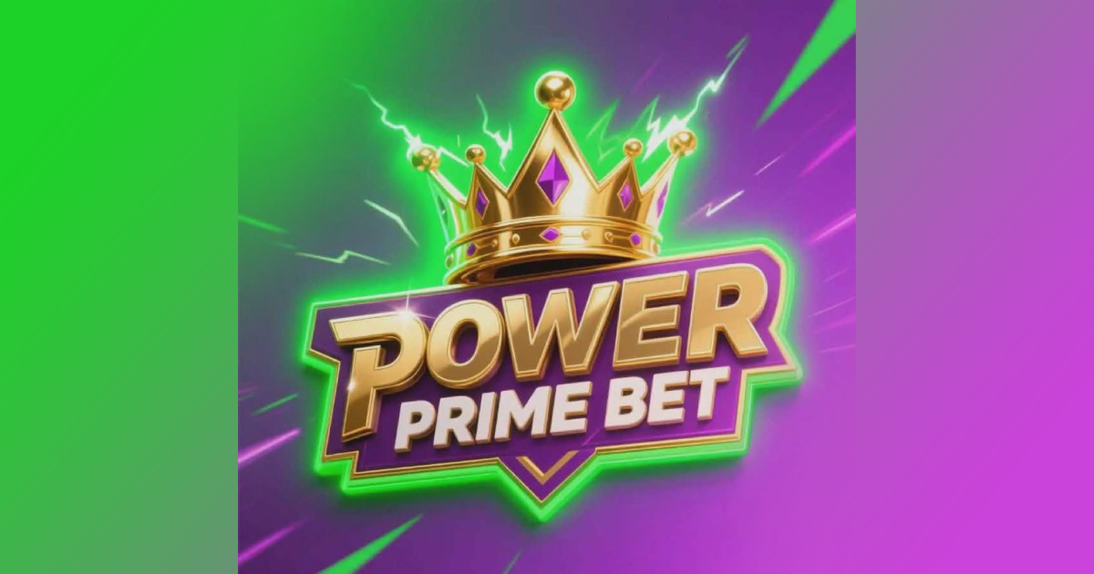 Power Prime Bet platform interface preview showing GCash payment and mobile app screens